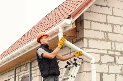 Pose et remplacement de gouttières à Souffelweyersheim